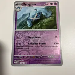 Pokemon TCG : Metagross 063/159 : SV09: Journey Together : Reverse Holofoil : NM - Image 1