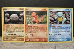 Ditto Charmander Squirtle Geodude 62 64 37/113 Delta Species Regular Pokemon NM - Image 1