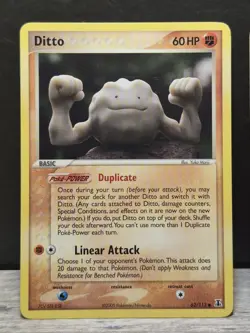 Ditto Charmander Squirtle Geodude 62 64 37/113 Delta Species Regular Pokemon NM - Image 2