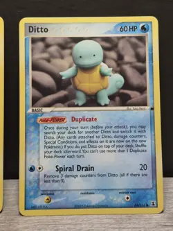 Ditto Charmander Squirtle Geodude 62 64 37/113 Delta Species Regular Pokemon NM - Image 4