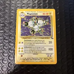 Pokemon - Magneton 11/62 Fossil Holo LP - Image 1