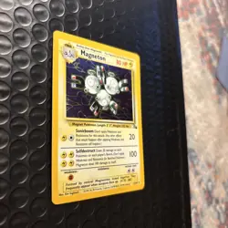Pokemon - Magneton 11/62 Fossil Holo LP - Image 3
