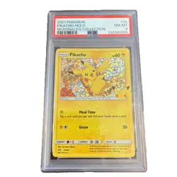 2021 Pokemon McDonald's Collection 25th Aniv PIKACHU Holo PSA 8 25/25 - Image 1