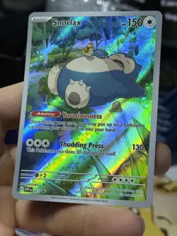 #4 Snorlax 051 Black Star Promo 2023 IR Holo Rare Pokemon Card TCG - Image 4