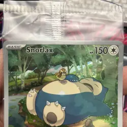 Snorlax 051 (Pokemon Center Exclusive) SV: Scarlet & Violet Promo Card SEALED - Image 3