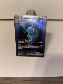 Pokemon TCG Blastoise EX 200/165 English Special Illustration Rare Card Holo NM - Image 3