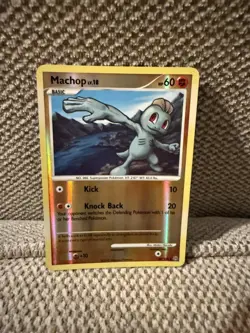 Pokemon Card Machop (64/100) Common Stormfront - Image 1