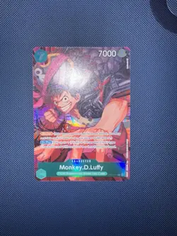 One Piece Card Game English Holo Monkey.D.Luffy Alt Art OP02-041 ALT Nm - Image 1