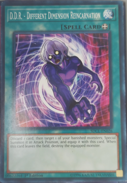 Yugioh SDCL-EN026 DDR Different Dimension Reincarnation Card Game 1st Ed. TCG - Image 1