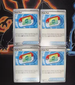 Poke Pad Ascended Heroes 198/217 (4 Card Set) Trainer Card Pokemon TCG - Image 1
