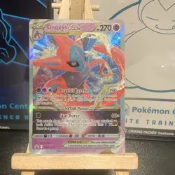 Pokemon Deoxys VSTAR SWSH268 Full Art Ultra Rare Holo Promo Card NM - Image 1