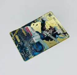 SS4 Gogeta Peerless Fusion Dragon Ball Z Metal Gold Etched Art Trading Card Tc1 - Image 3
