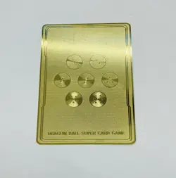 SS4 Gogeta Peerless Fusion Dragon Ball Z Metal Gold Etched Art Trading Card Tc1 - Image 4
