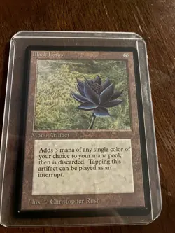 Black Lotus MTG Moderate Play English Beta Edition Magic - Image 1