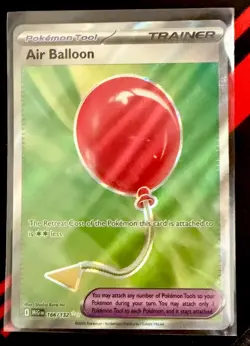 Pokemon TCG Trainer Air Balloon 166/132 Secret Rare 1st Edition Gym Heroes - Image 1