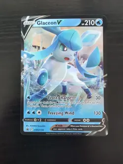 2022 Pokemon Glaceon V SWSH196 Sword & Shield Promo Cards Holo - Image 1