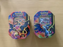 Pokemon TCG Mega Charizard X & Y Tins – Ascended Heroes – Brand New Sealed - Image 1