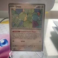 132/165 Ditto (NON HOLO) - Pokemon 151 - Image 1