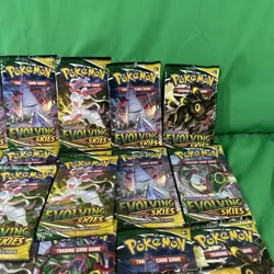 Pokemon Sword & Shield: Evolving Skies Sealed Booster Pack Lot Of 32 - Image 3