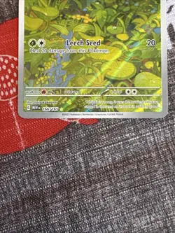 Pokemon Bulbasaur Illustration Card 166/165 Scarlet & Violet 151 Series - Image 2
