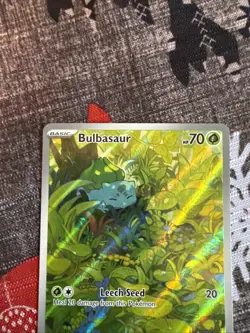 Pokemon Bulbasaur Illustration Card 166/165 Scarlet & Violet 151 Series - Image 3