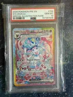 Pokemon TCG - Sylveon EX 156/131 - Prismatic Evolutions - SIR - PSA 10 GEM MINT - Image 1