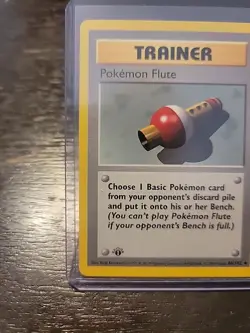 Pokemon Flute 086/102 Base Set (Shadowless) Regular - Image 5