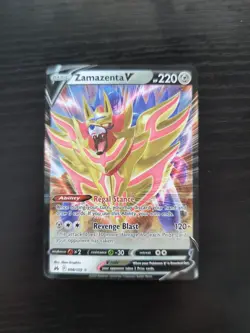 2023 Pokemon Zamazenta V 098/159 Crown Zenith Holo - Image 1