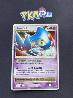 Pokemon TCG Azelf Lv X Legends Awakened 140/146 Ultra Rare LP. - Image 1