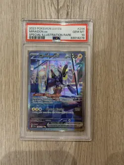 Miraidon EX Scarlet & Violet Base Set 244/198 PSA 10 Gem Mint Pokemon TCG - Image 3