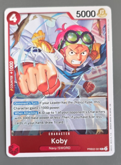 One Piece TCG The Best Vol. 2 PRB-02 - Koby R PRB02-001 - English NM - Image 1
