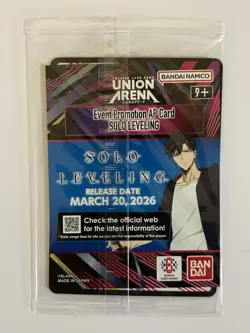 Union Arena: Solo Leveling Action Point Bandai Card Games Fest Promo Card SEALED - Image 2