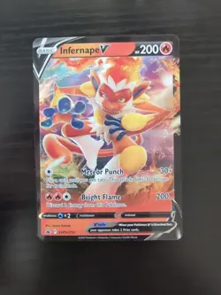 2022 Pokemin Infernape V SWSH252 Sword & Shield Promo Cards Holo - Image 1