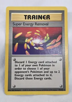 Super Energy Removal 79/102 Pokemon TCG Base Set, Unlimited Rare Card Rare - Image 1