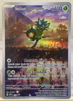 Teal Mask Ogerpon 123 Sv: Scarlet & Violet Promo Cards Holo - Image 1