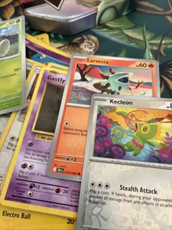 Pokemon Trading Cards In Tin Opened/used - Image 4
