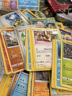 Pokemon Trading Cards In Tin Opened/used - Image 5