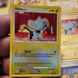 Pokemon Shinx Basic Promo 60 HP Diamond & Pearl Reverse Holo 098/130 TCG Card - Image 1