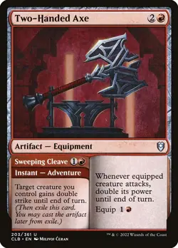 [MTG] Two-Handed Axe (203) (CLB) NM - Image 1