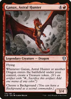 [MTG] Ganax, Astral Hunter (176) (CLB) NM - Image 1