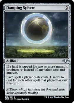 MTG Foil - Damping Sphere - 219 / NM / English - Image 1