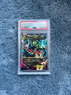 2015 Pokemon XY M Rayquaza EX Roaring Skies 61 PSA 9 - Image 1