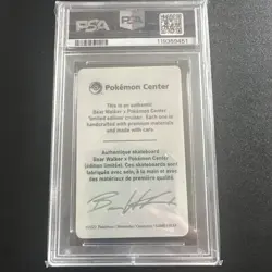 2022 POKEMON CENTER X BEAR WALKER COLLECTION CARDS CHARIZARD PSA 8 - Image 2