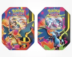 Pokemon TCG Mega Charizard ex Tins Sealed SET OF 2 - Image 1