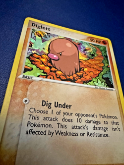 Pokemon Card - Diglett FireRed & LeafGreen 61/112 Reverse Holo (LP) 2004 - Image 2