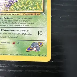 Sabrina’s Venomoth 1st Edition 34/132 Rare Gym Heroes WOTC Vintage Pokemon - Image 5