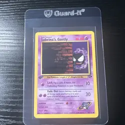 Sabrina’s Gastly 96/132 1st Edition Gym Challenge WOTC Vintage Pokemon - Image 1