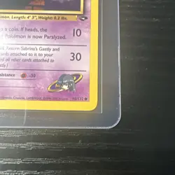 Sabrina’s Gastly 96/132 1st Edition Gym Challenge WOTC Vintage Pokemon - Image 5