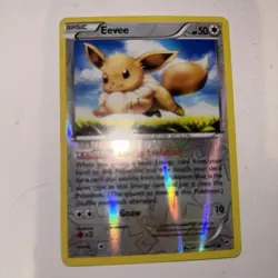 Eevee - 80/111 - Reverse Holo - XY: Furious Fists - Pokemon - NM - Image 2