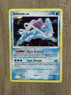 Pokemon TCG Suicune 19/132 Secret Wonders Holo Bleed With Swirl VLP - Image 1